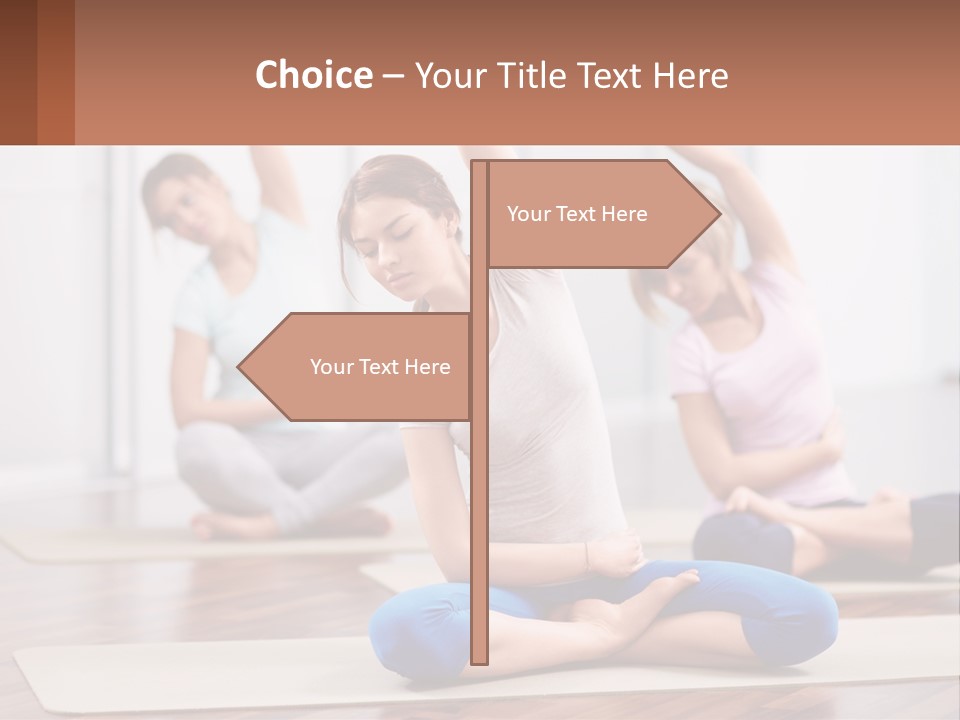 Cube Black View PowerPoint Template