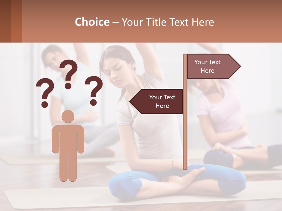 Cube Black View PowerPoint Template