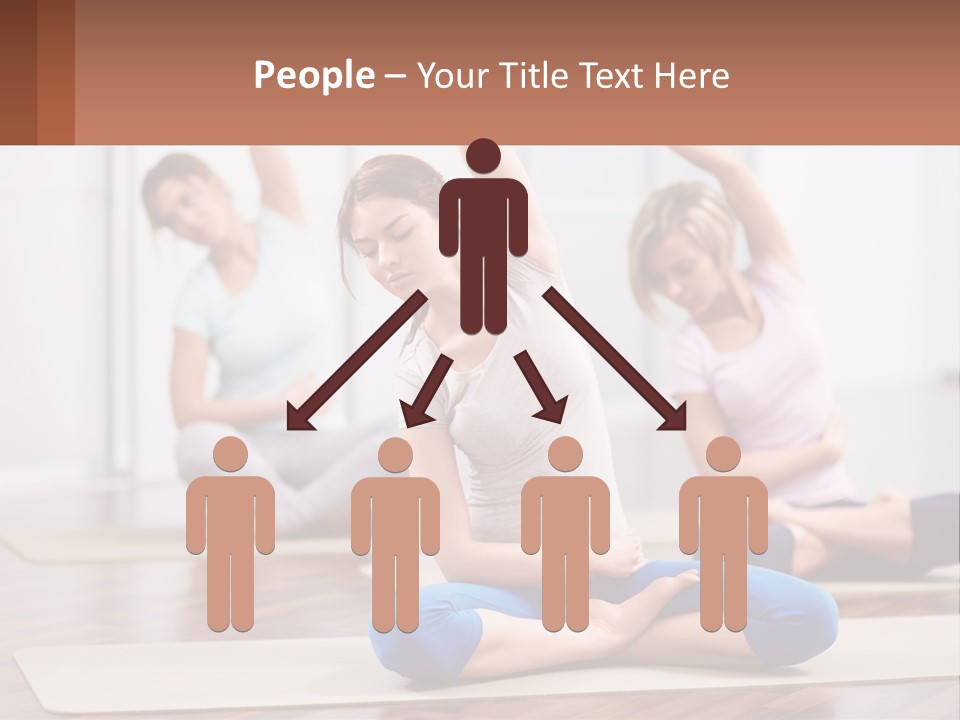 Cube Black View PowerPoint Template