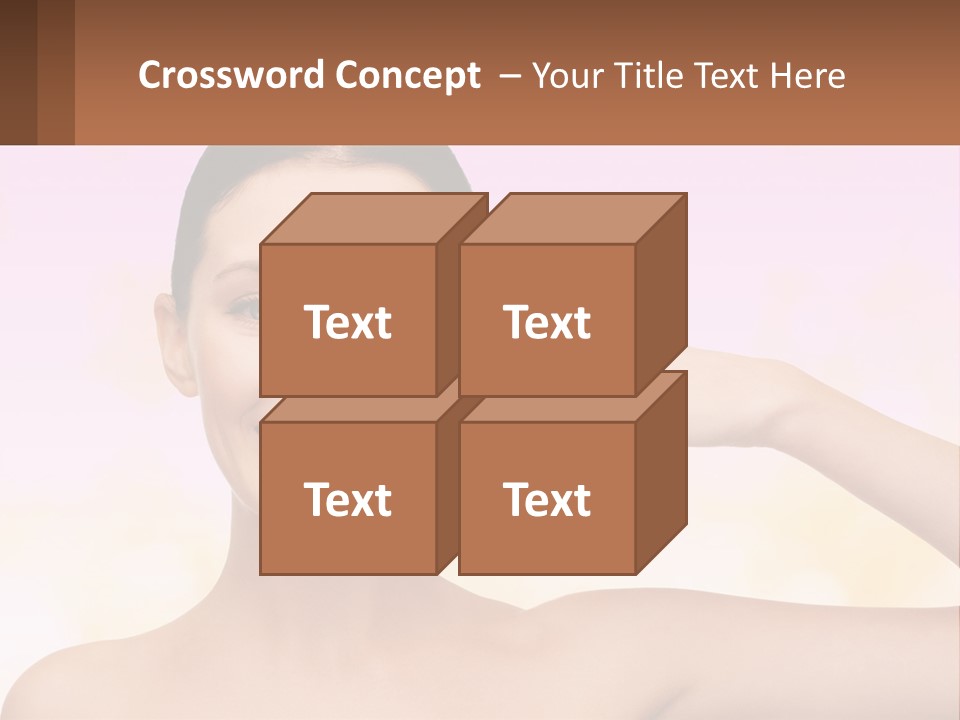 Cube Downtown Planet PowerPoint Template