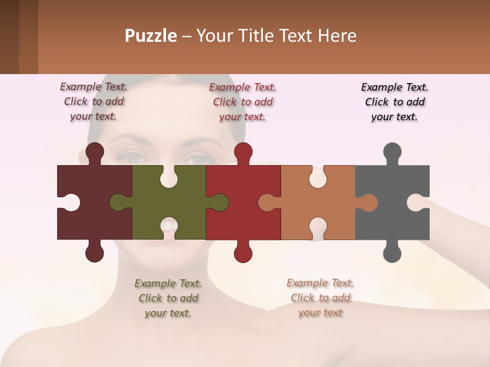 Cube Downtown Planet PowerPoint Template