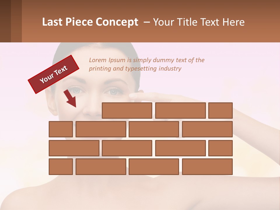 Cube Downtown Planet PowerPoint Template