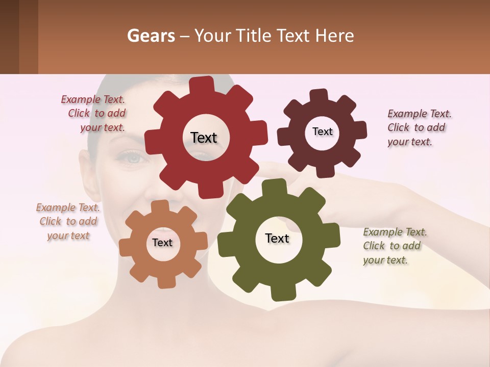 Cube Downtown Planet PowerPoint Template