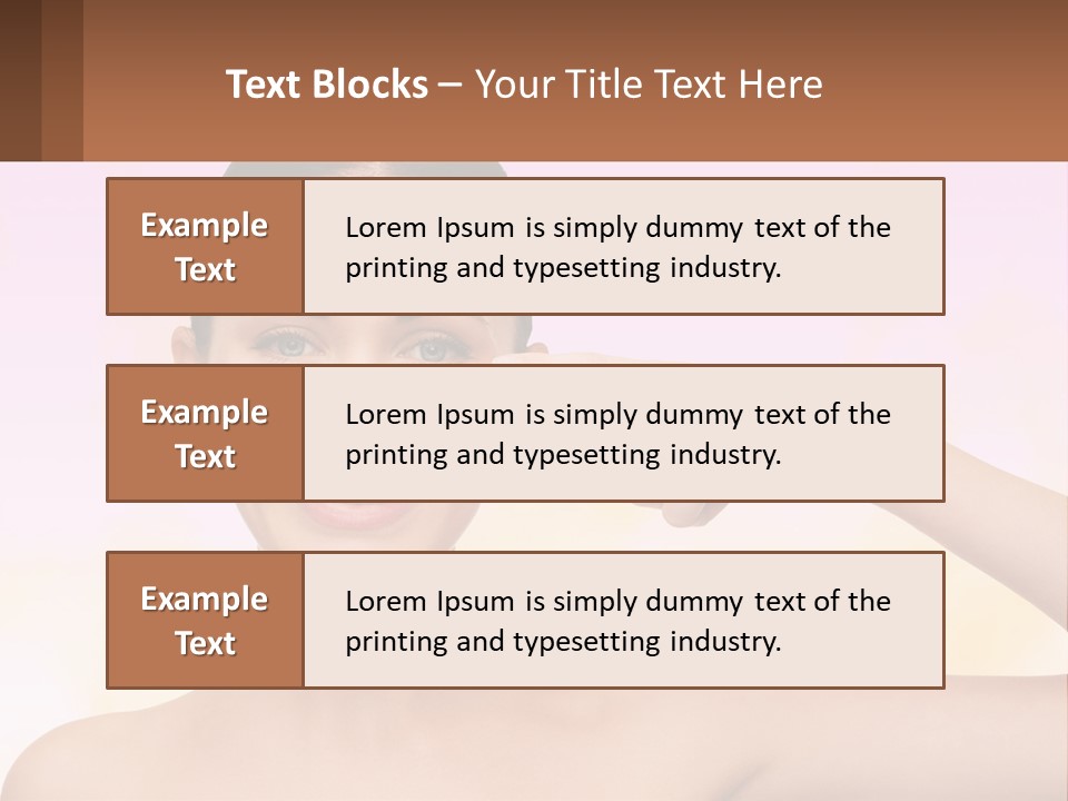 Cube Downtown Planet PowerPoint Template