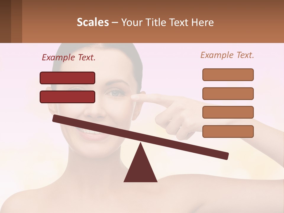 Cube Downtown Planet PowerPoint Template