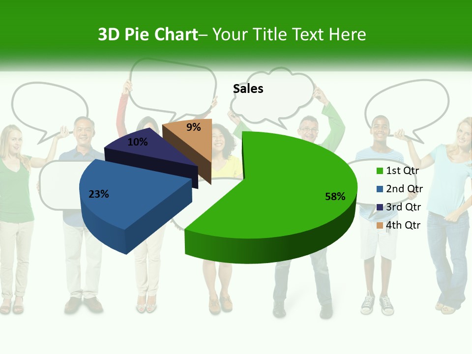 Render Big World PowerPoint Template