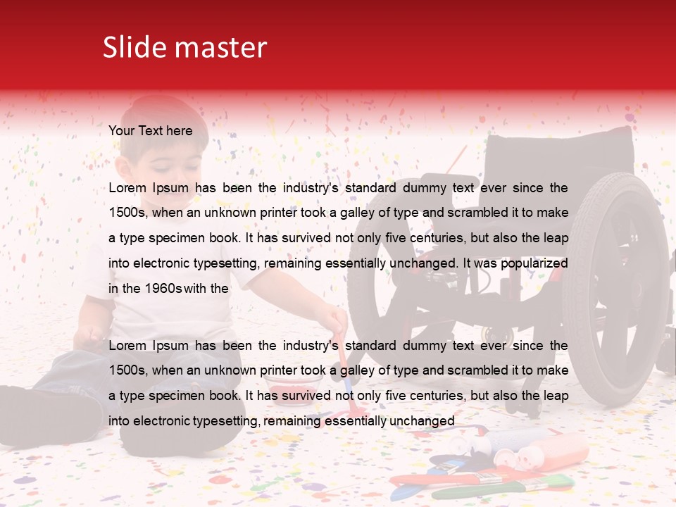 Global Grey Cube PowerPoint Template