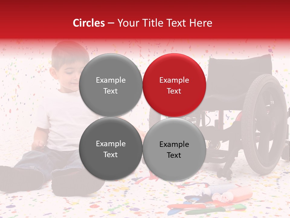 Global Grey Cube PowerPoint Template