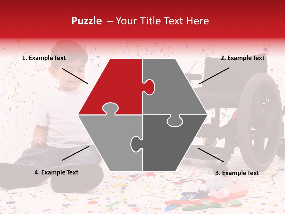 Global Grey Cube PowerPoint Template