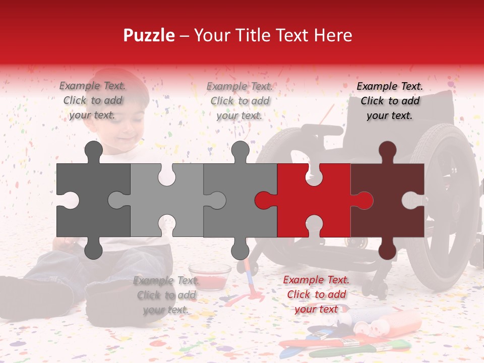 Global Grey Cube PowerPoint Template