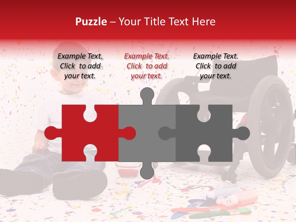 Global Grey Cube PowerPoint Template