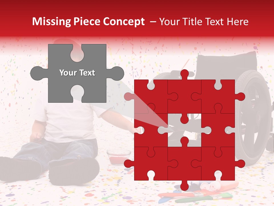 Global Grey Cube PowerPoint Template