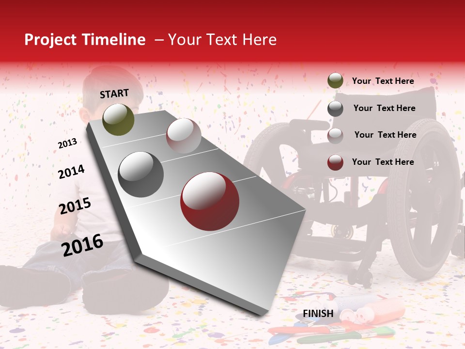 Global Grey Cube PowerPoint Template