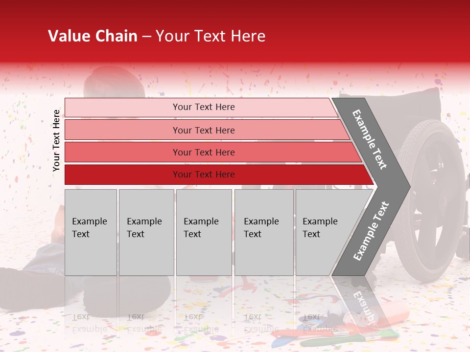 Global Grey Cube PowerPoint Template