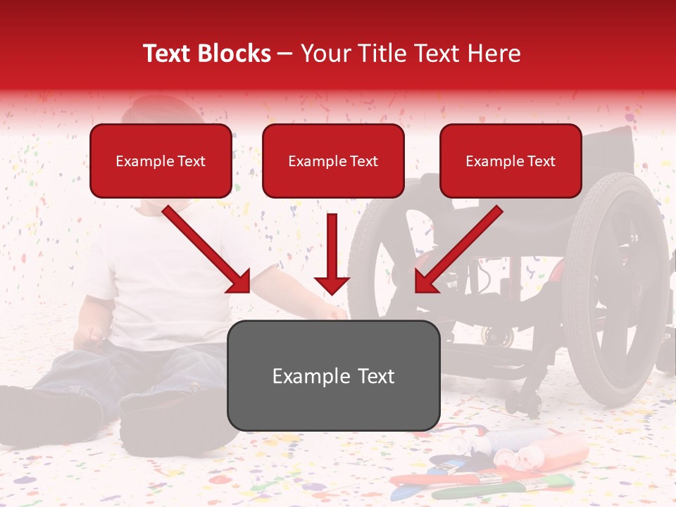 Global Grey Cube PowerPoint Template