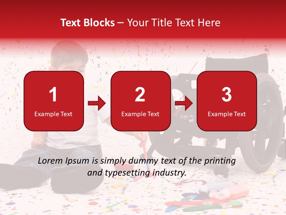Global Grey Cube PowerPoint Template