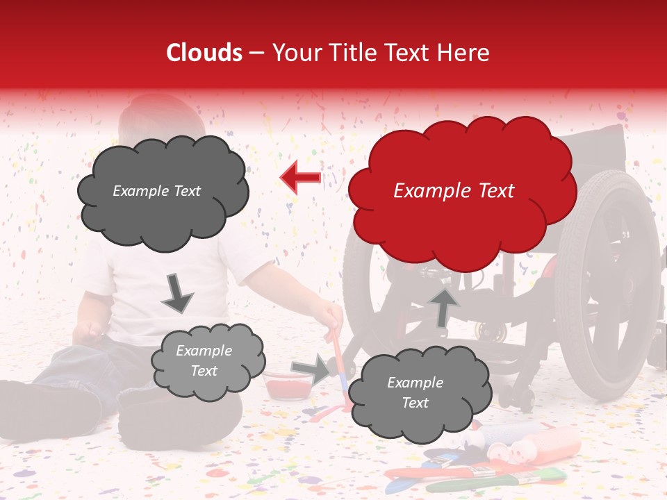 Global Grey Cube PowerPoint Template