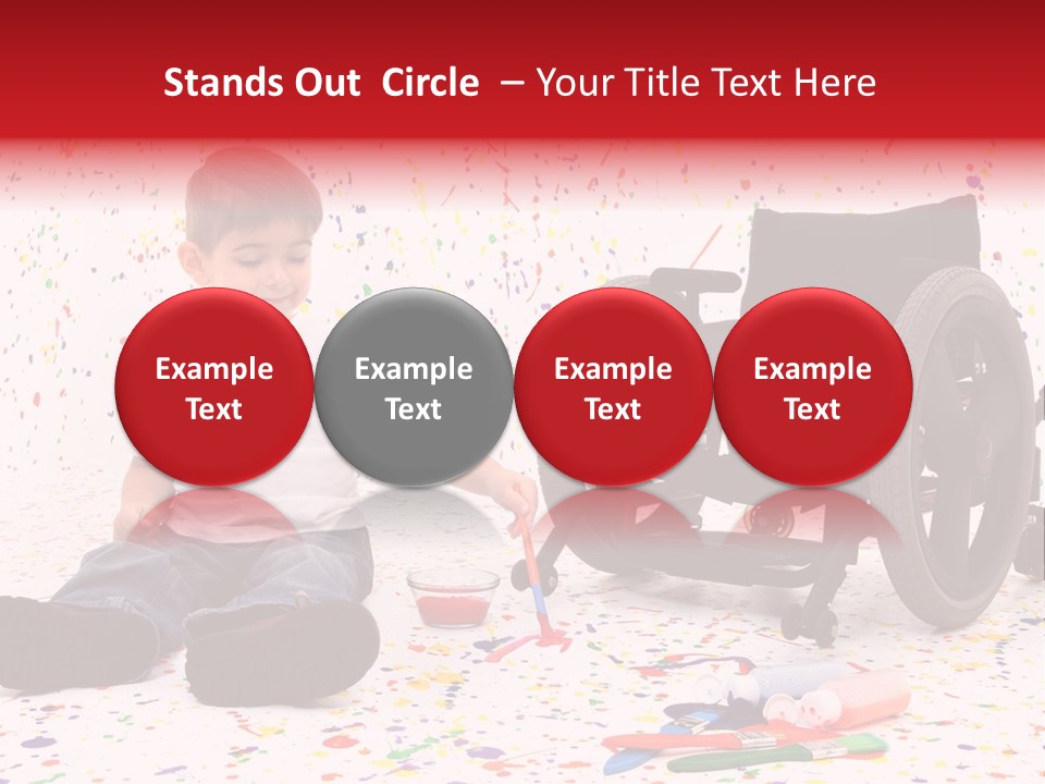 Global Grey Cube PowerPoint Template