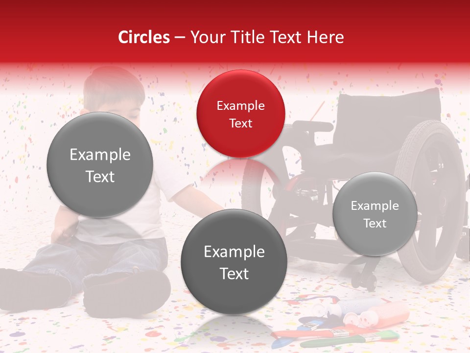 Global Grey Cube PowerPoint Template