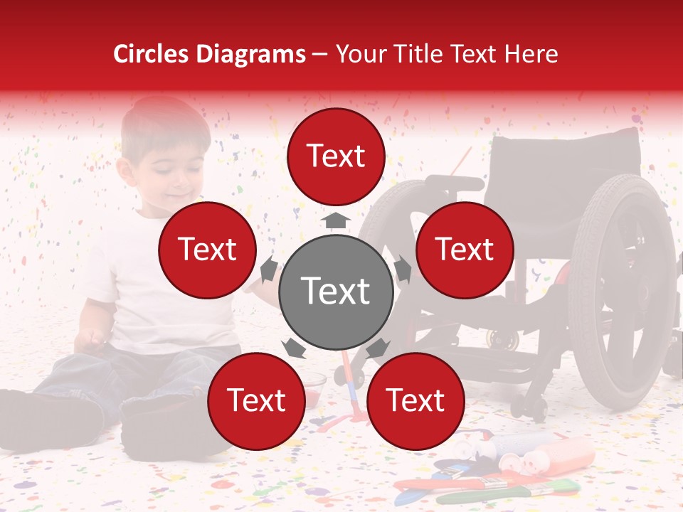 Global Grey Cube PowerPoint Template