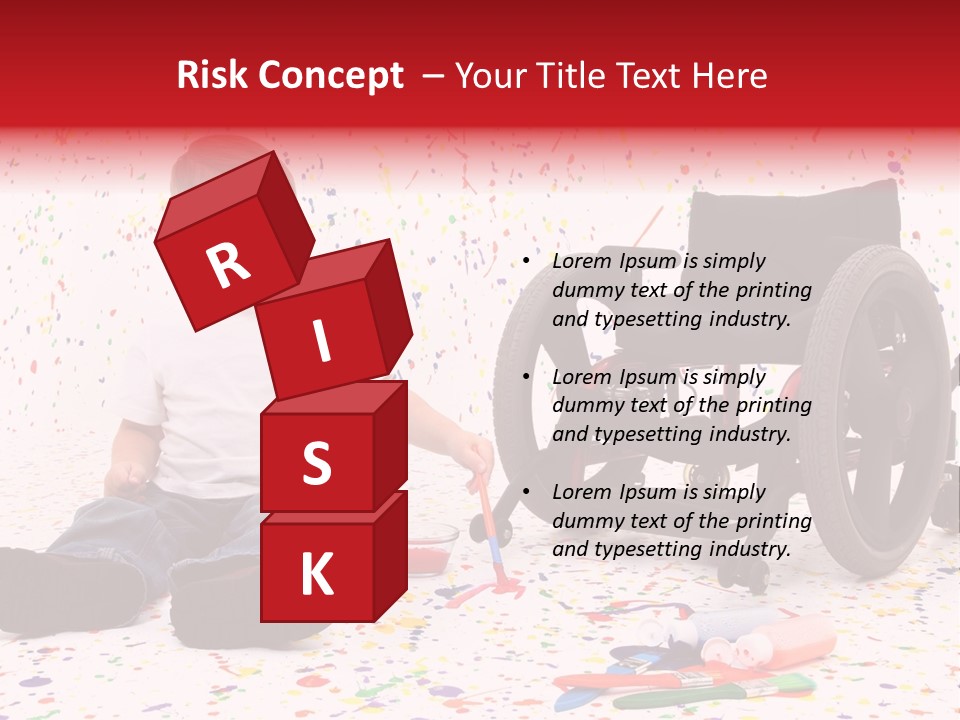 Global Grey Cube PowerPoint Template