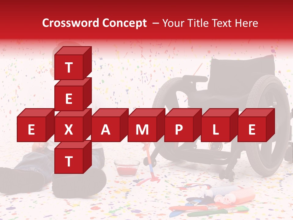 Global Grey Cube PowerPoint Template