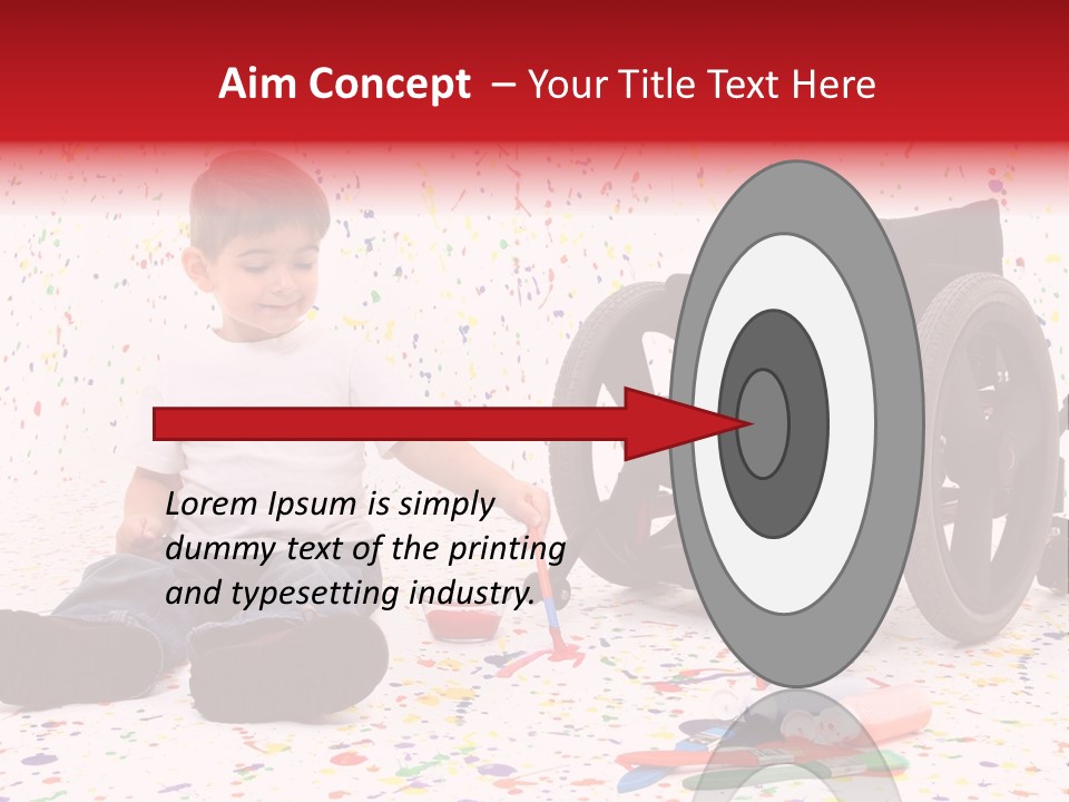 Global Grey Cube PowerPoint Template