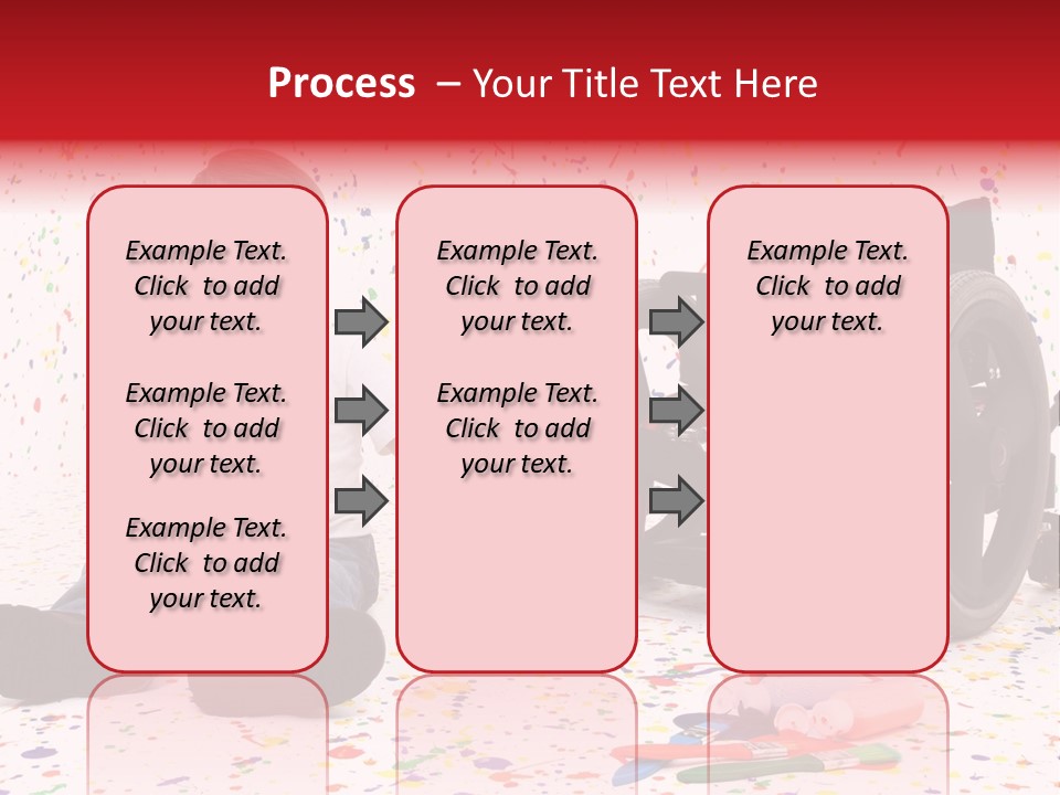 Global Grey Cube PowerPoint Template