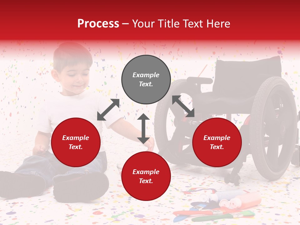 Global Grey Cube PowerPoint Template