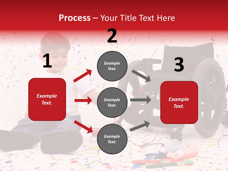 Global Grey Cube PowerPoint Template