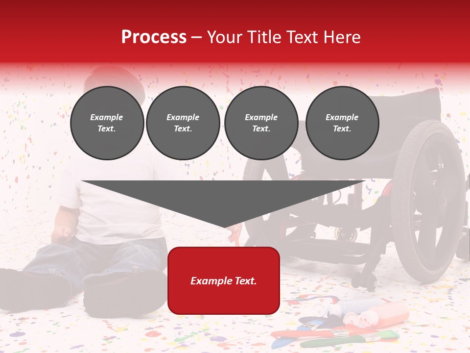 Global Grey Cube PowerPoint Template