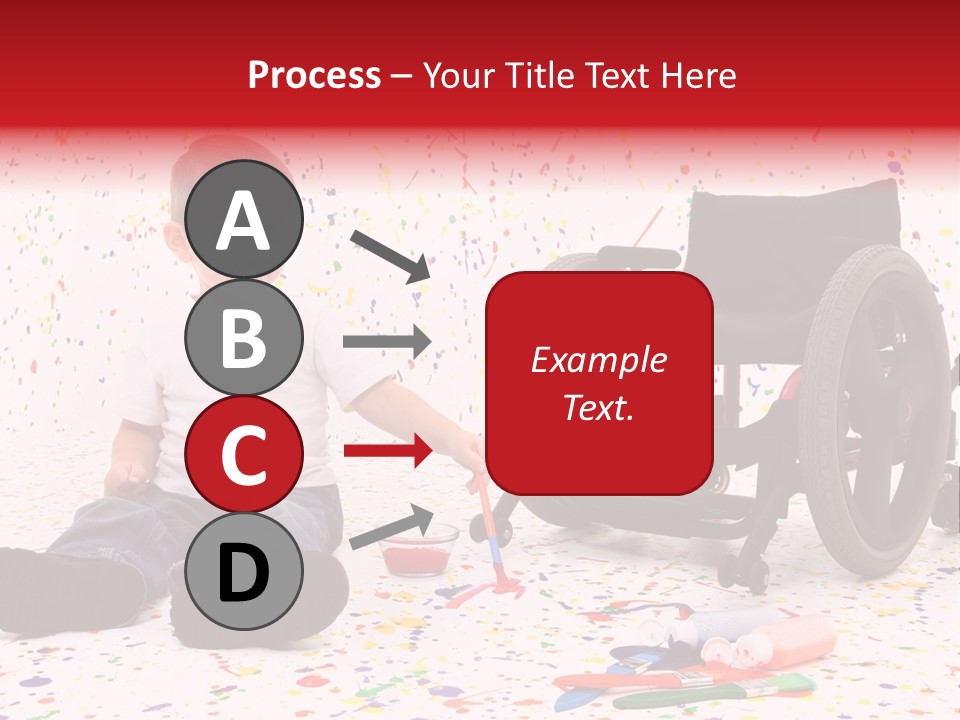 Global Grey Cube PowerPoint Template