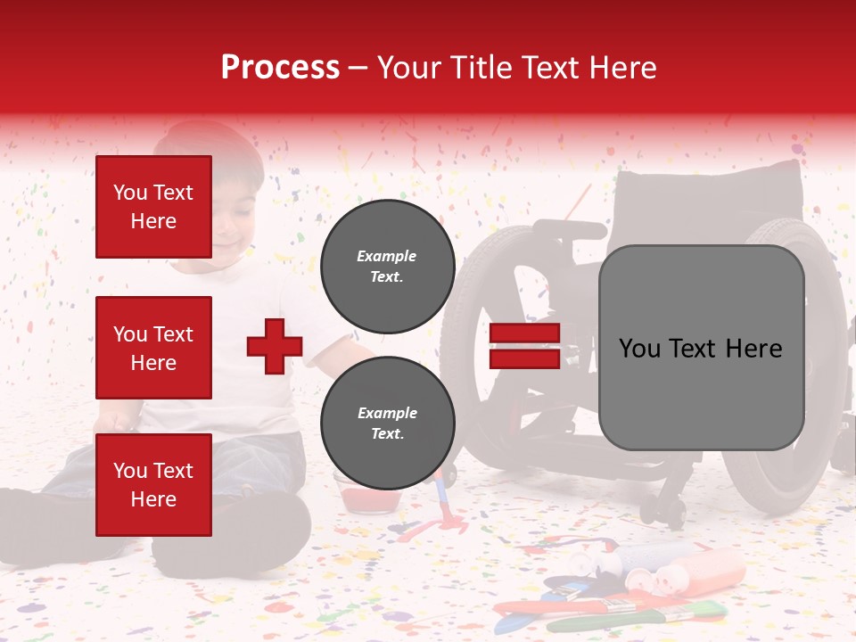 Global Grey Cube PowerPoint Template