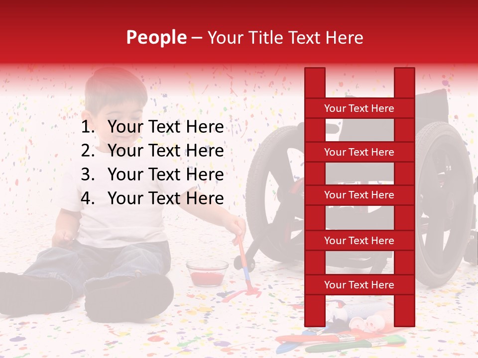 Global Grey Cube PowerPoint Template