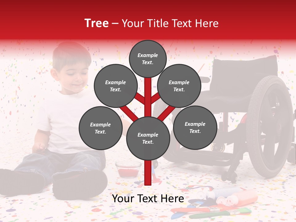 Global Grey Cube PowerPoint Template