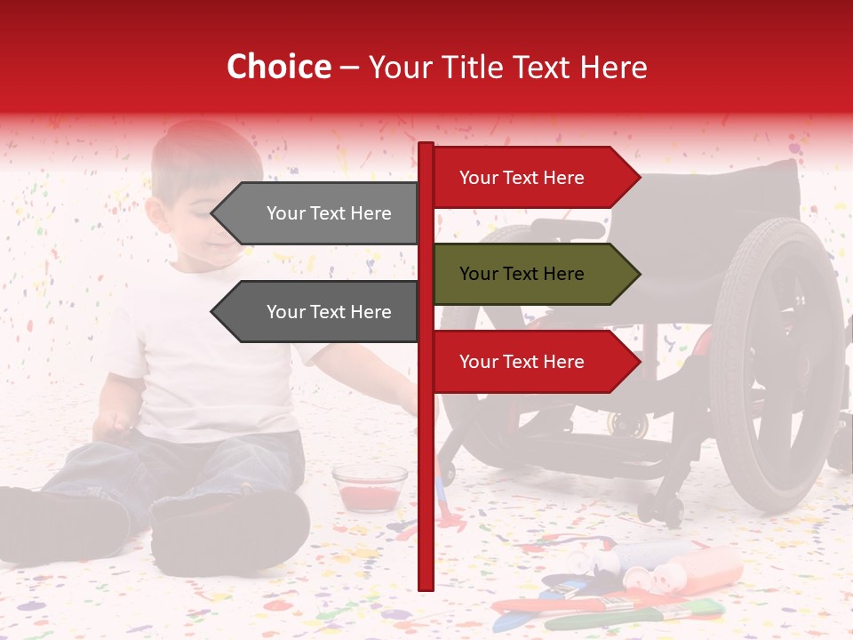 Global Grey Cube PowerPoint Template