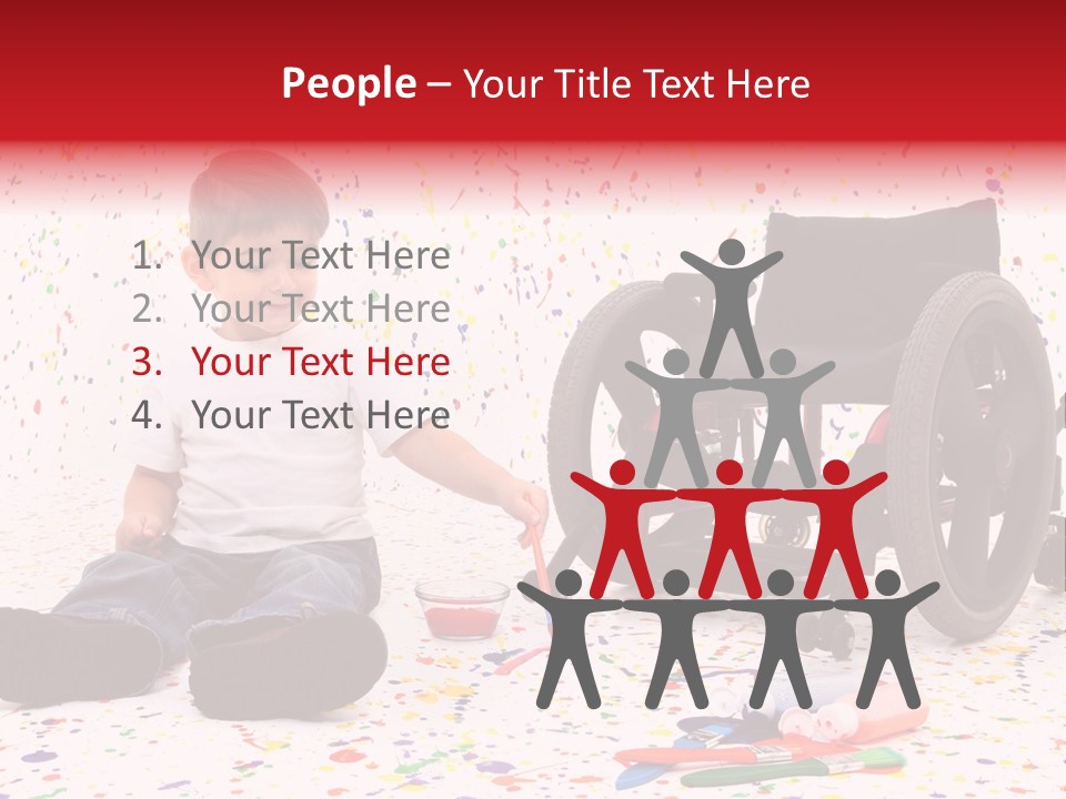 Global Grey Cube PowerPoint Template