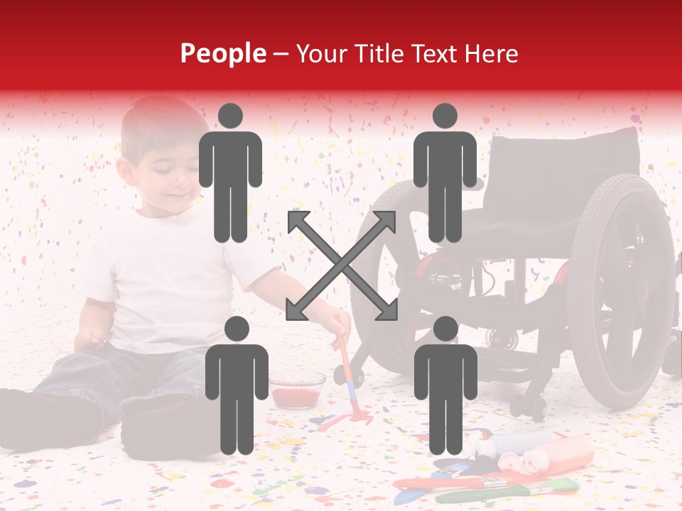 Global Grey Cube PowerPoint Template