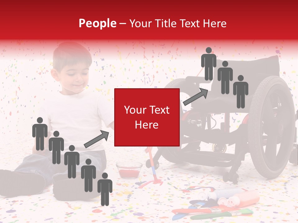 Global Grey Cube PowerPoint Template