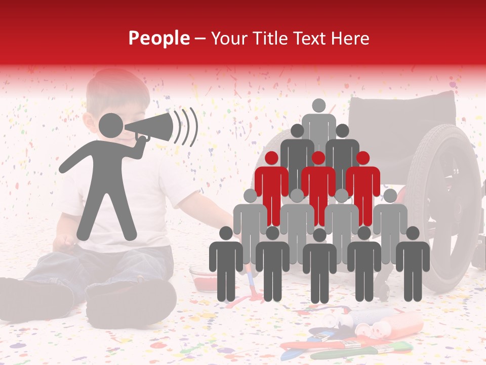 Global Grey Cube PowerPoint Template