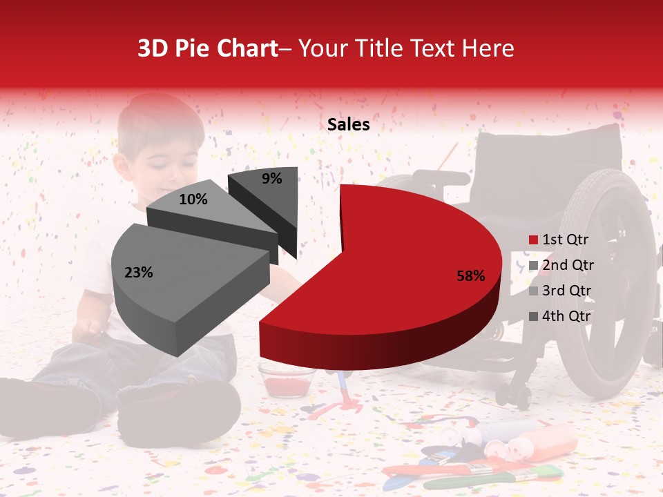 Global Grey Cube PowerPoint Template