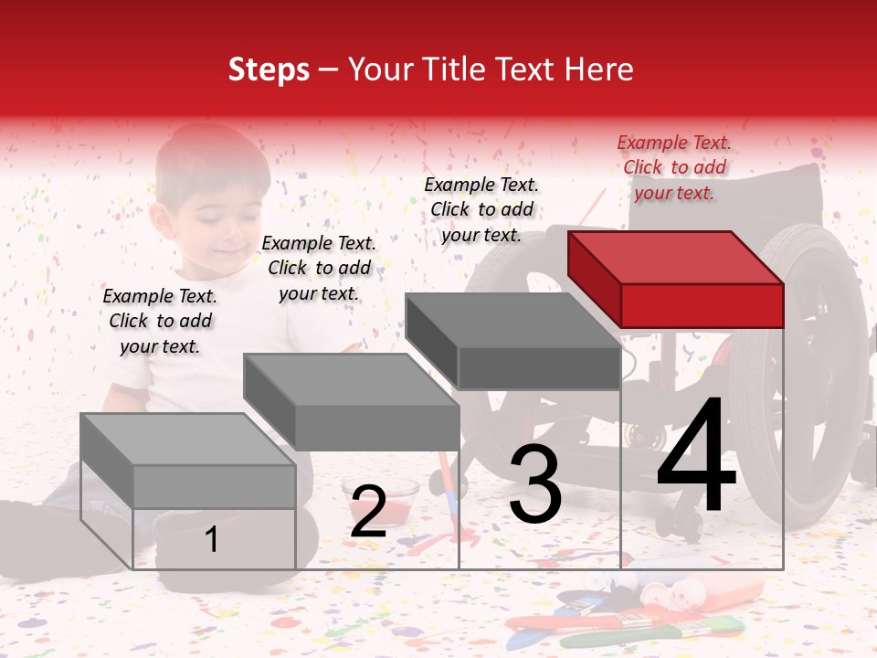 Global Grey Cube PowerPoint Template