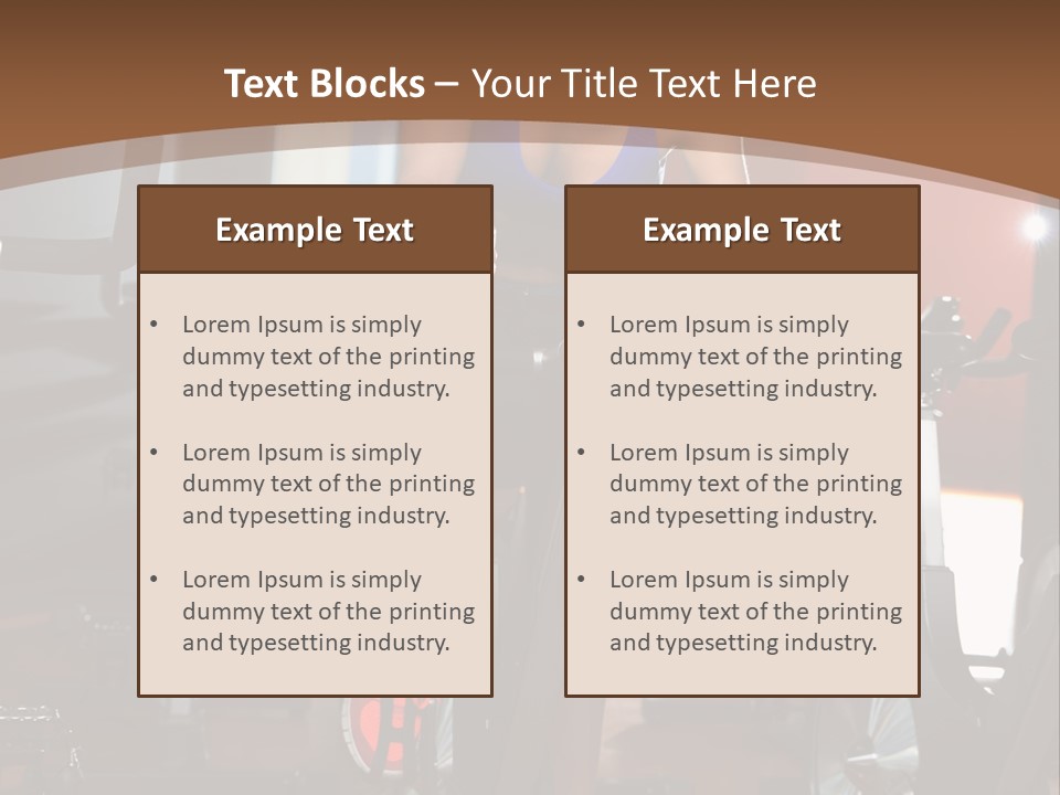 Architecture Ball Cube PowerPoint Template