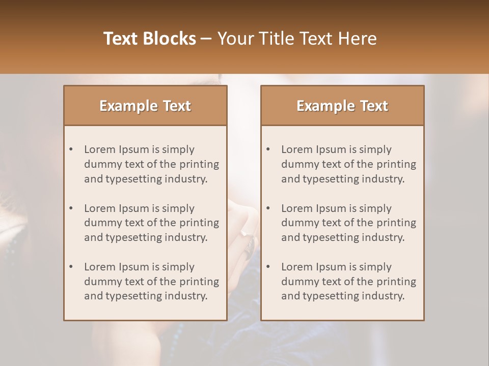 Render Downtown World PowerPoint Template