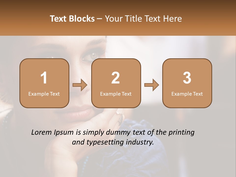 Render Downtown World PowerPoint Template