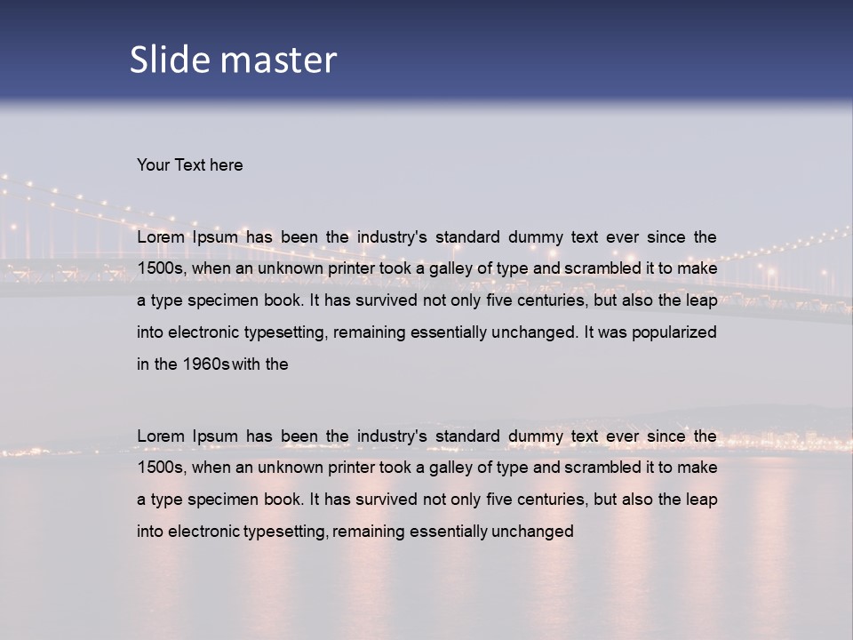 Grey Black Light PowerPoint Template