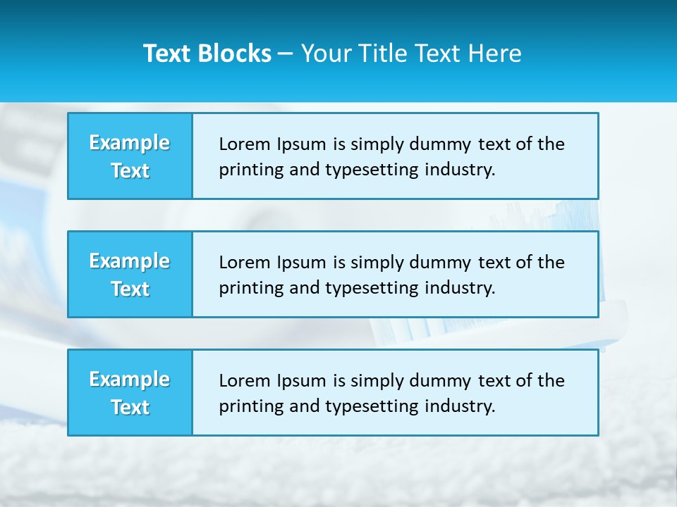 Skyscraper Downtown Design PowerPoint Template