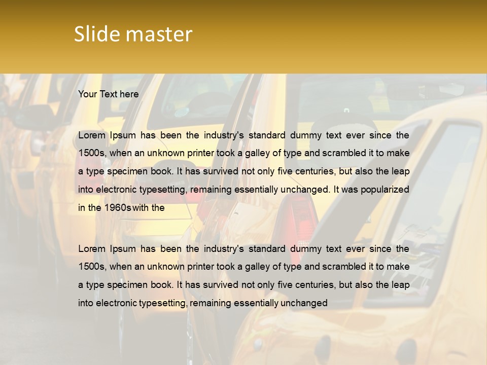 Cube Render Square PowerPoint Template