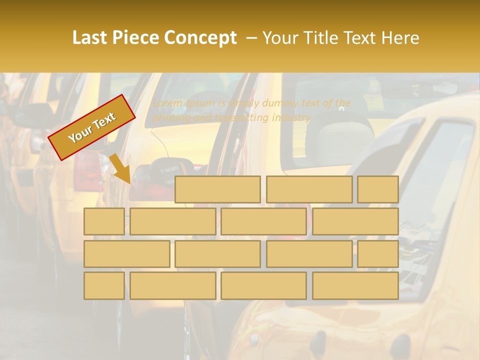 Cube Render Square PowerPoint Template