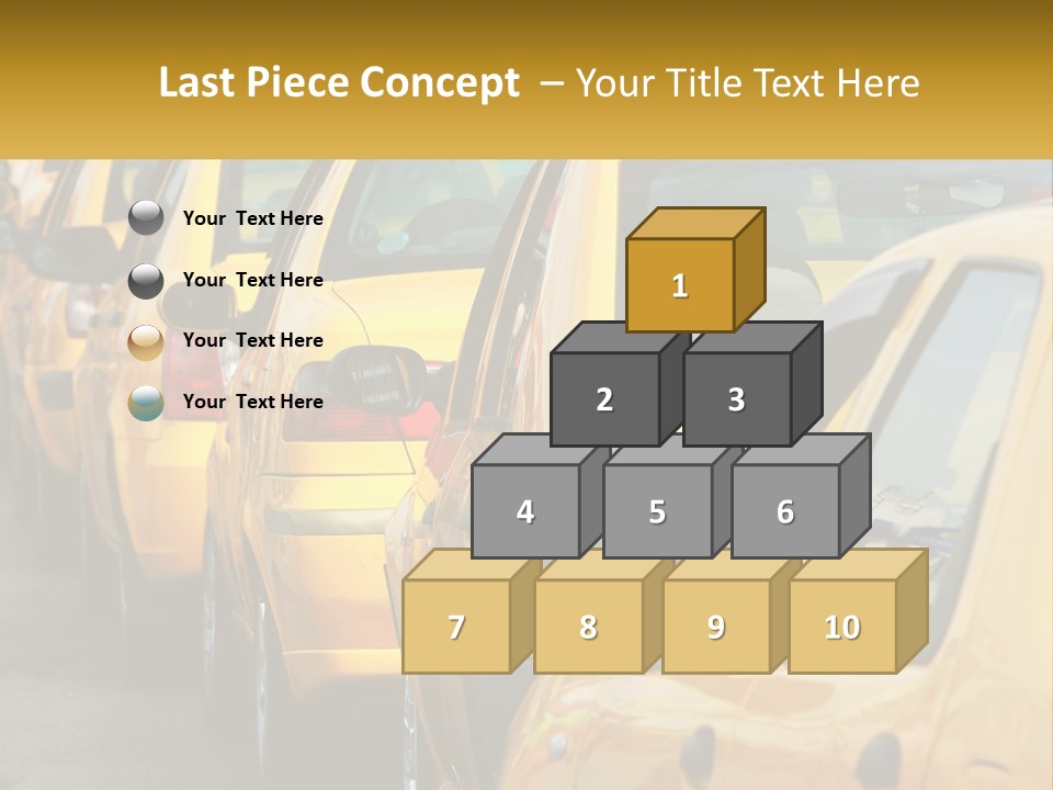Cube Render Square PowerPoint Template